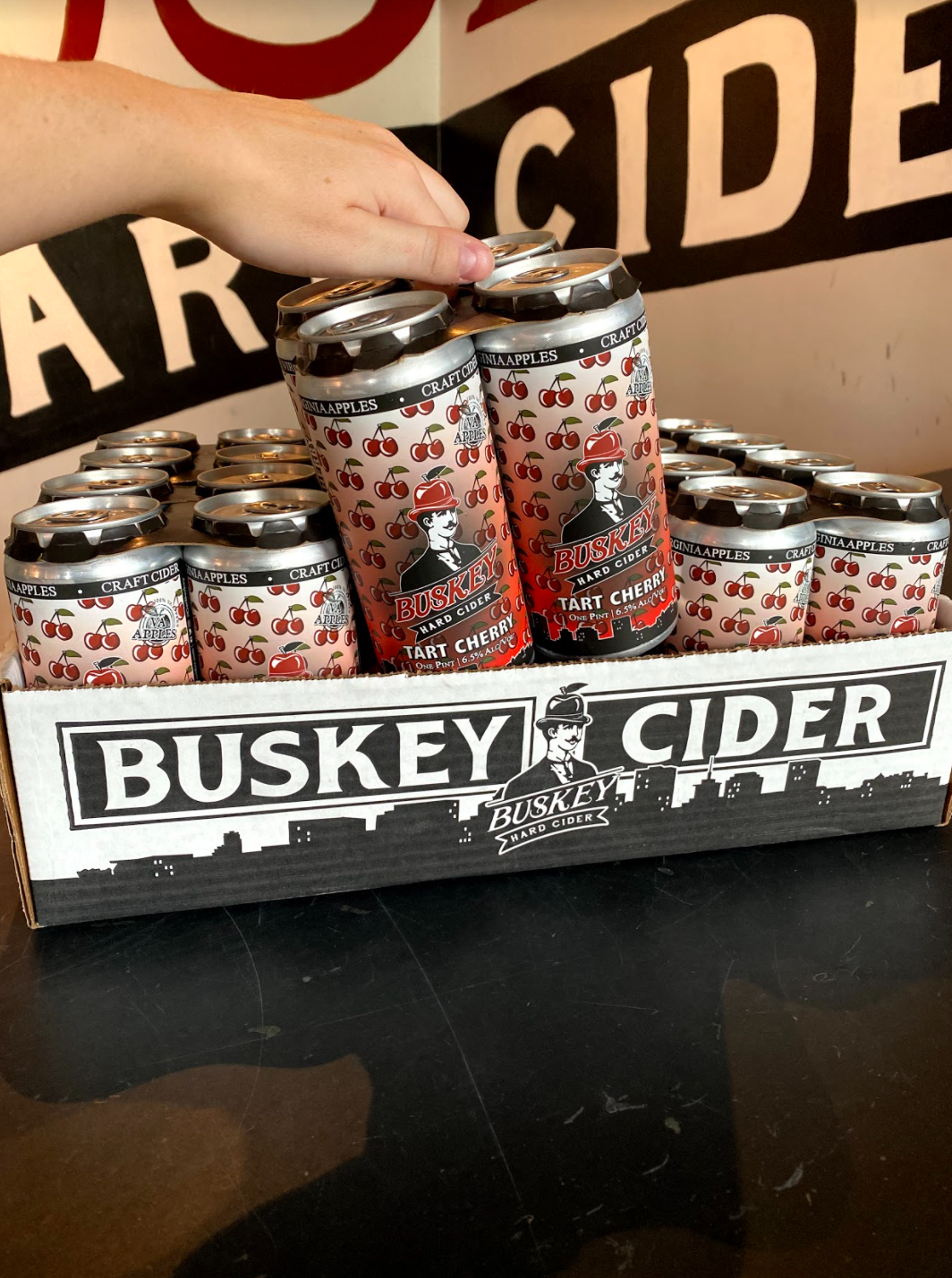 Buskey Tart Cherry Cider (4-pack or Case)