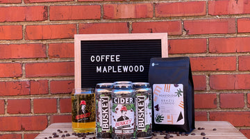 Buskey Cider Releases Coffee Maplewood Cider in Collaboration with Local Coffee Shop