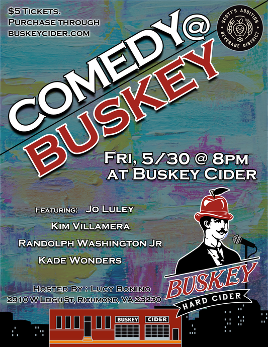 Comedy @ Buskey - Friday, 5/30 at 8pm