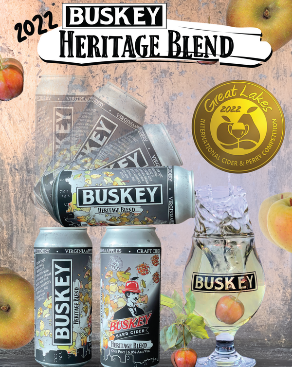 2022 Buskey Heritage Blend Cider (4-pack)