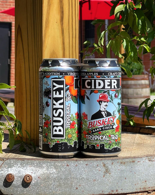Buskey Tropical Tea Cider (4-Pack)